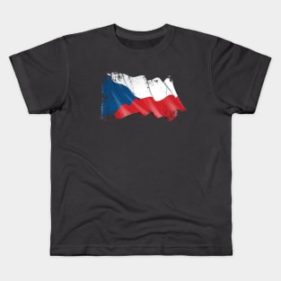 Czech Pride Flag Kids T-Shirt